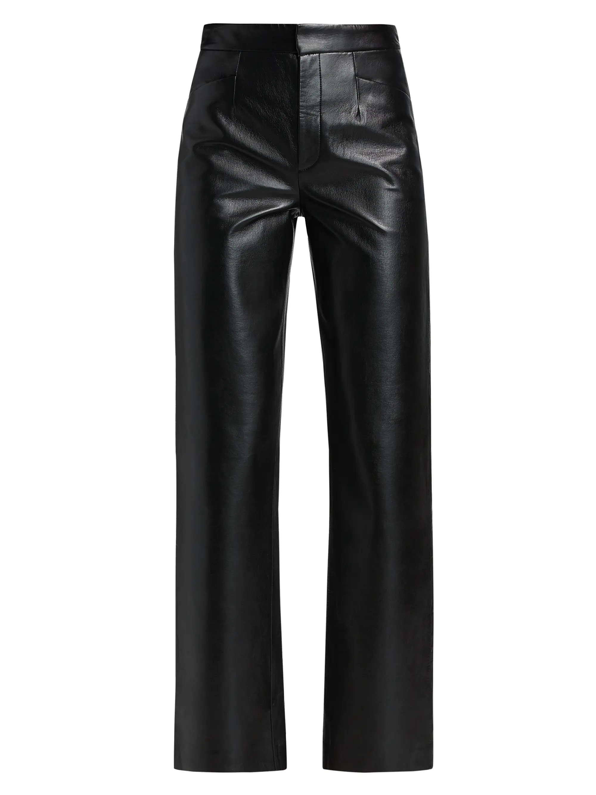 Imani Leather-Blend Pants