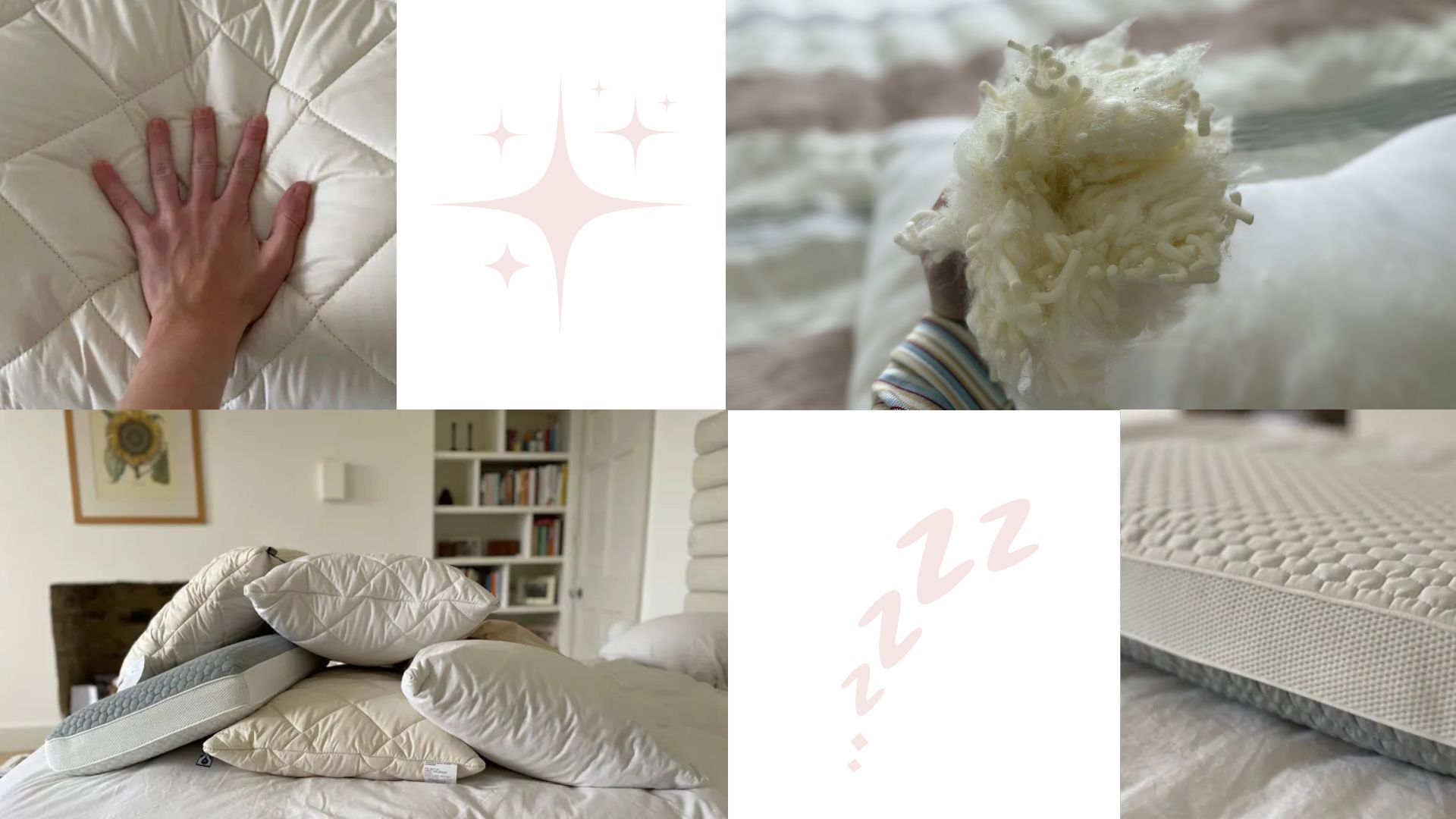Images of the best pillows for neck pain