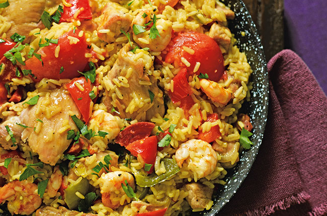 Cava food pairings Paella