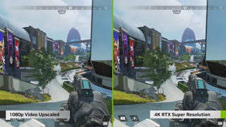 Nvidia RTX Video Super Resolution feature shown off during CES 2023 with Apex Legends clip.