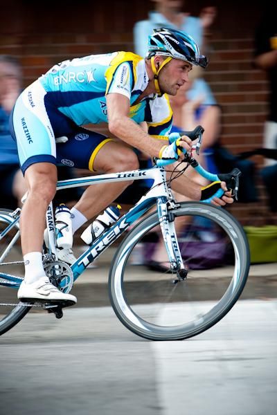 Tomas Vaitkus (Astana) taking his turn in the break today.