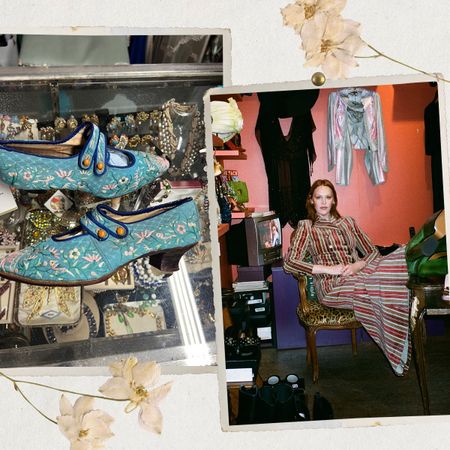 Brynn Jones in her vintage store