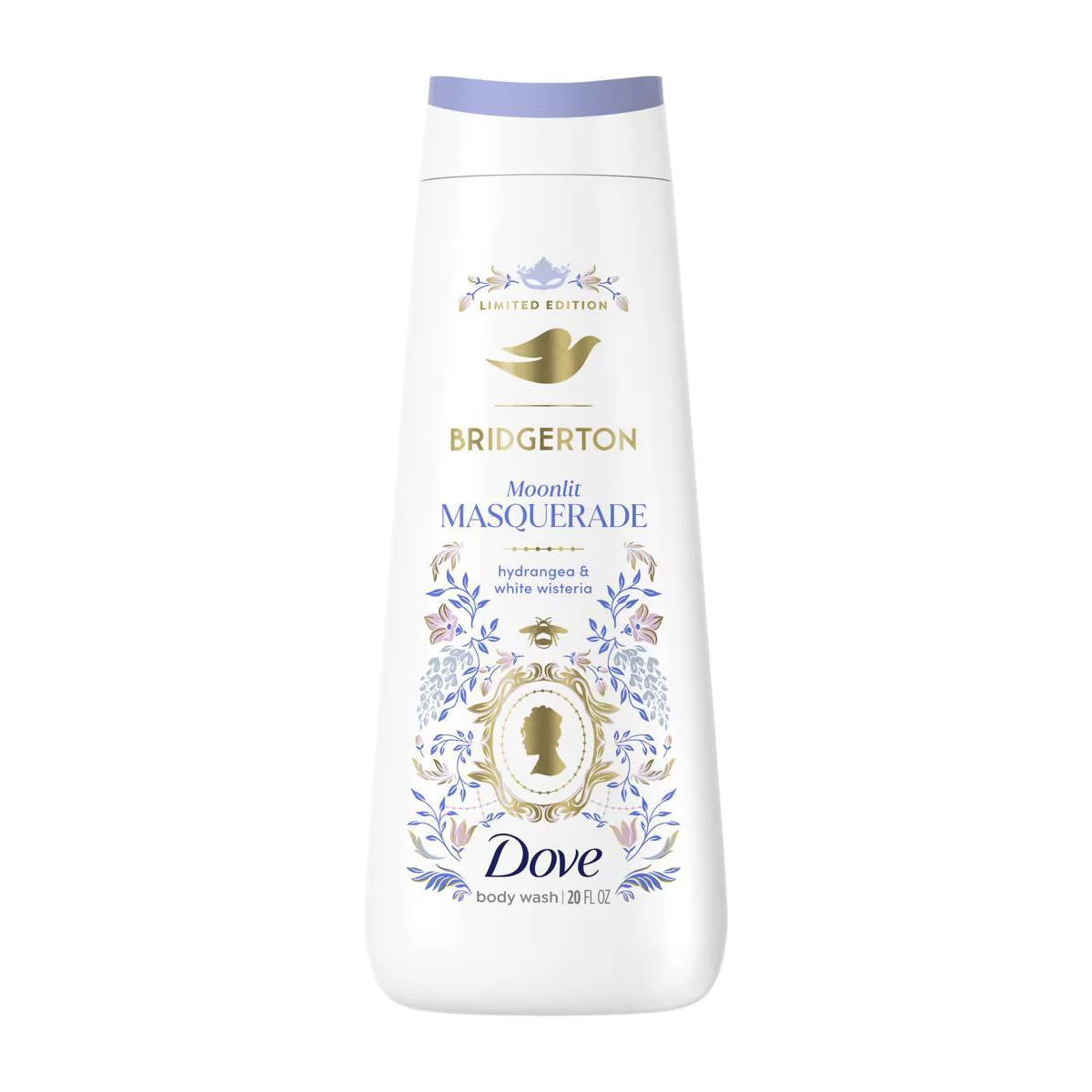 Dove Beauty Limited Edition Bridgerton Body Wash - Moonlit Masquerade - Hydrangea U0026#38; White Wisteria Scent - 20oz