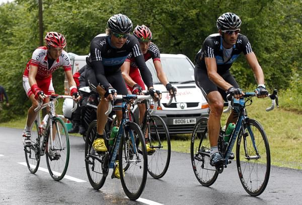 The Sky team was well represented in today's breakaway.