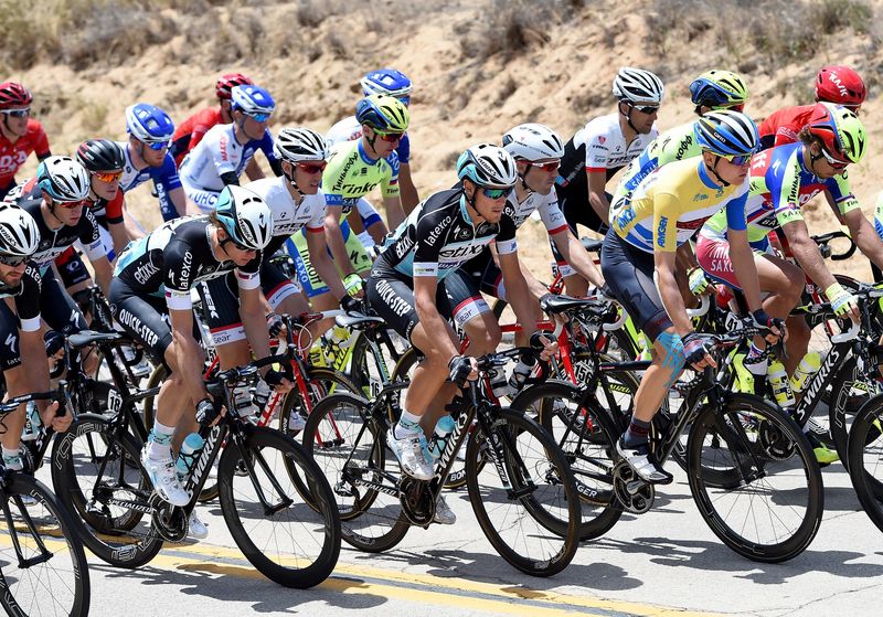 Toms Skujins (Hincapie) in the bunch