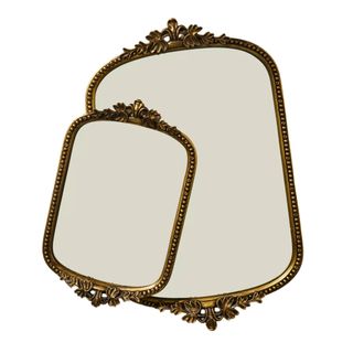 Gold mirrored tray