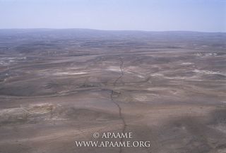 Using aerial photography, archaeologists in Jordan have mapped a ruined wall known today as the "Khatt Shebib."