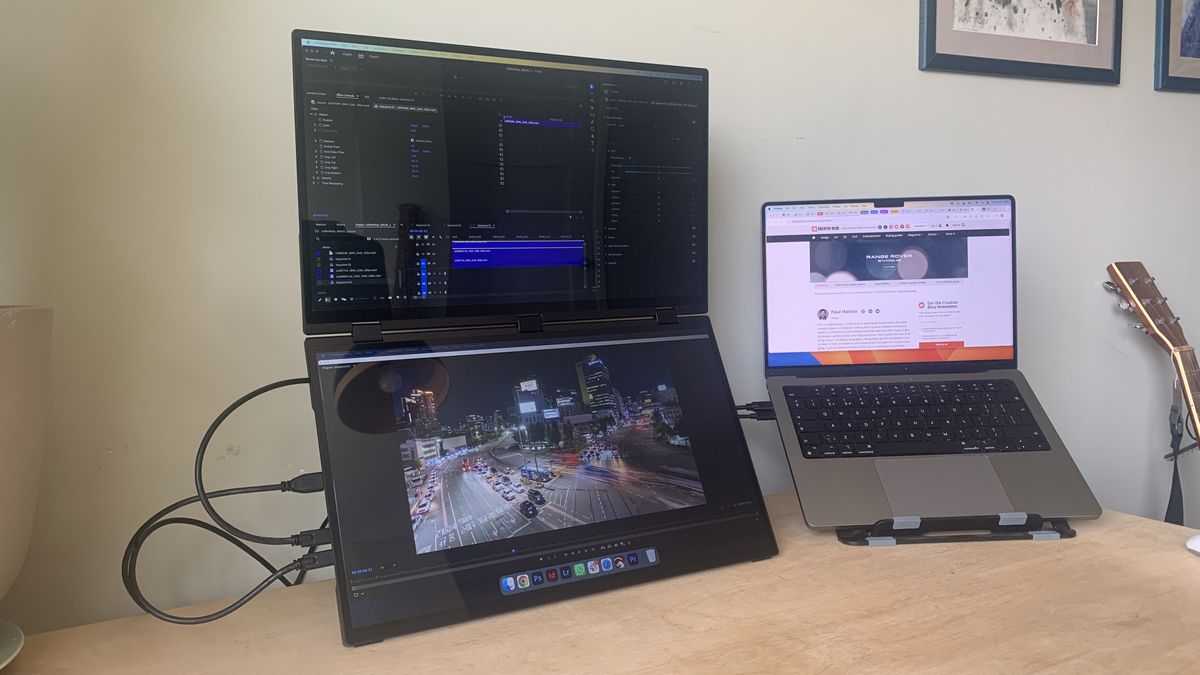 Uperfect Delta Max Touch review: finally, a stackable monitor I want to ...