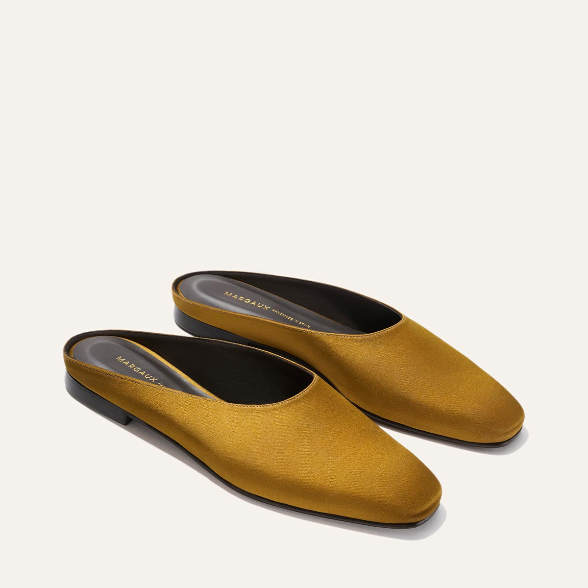 Clara - Ocher Satin