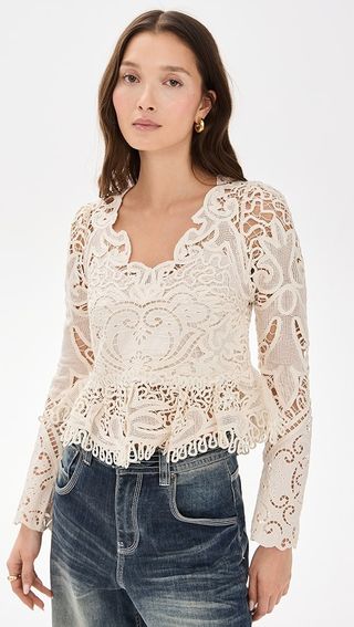 Sea, Gianna Lace Top