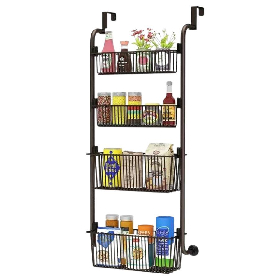 Over the door pantry organizer