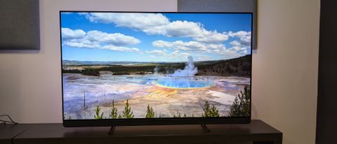 Philips OLED909 hero image with hot spring on screen 