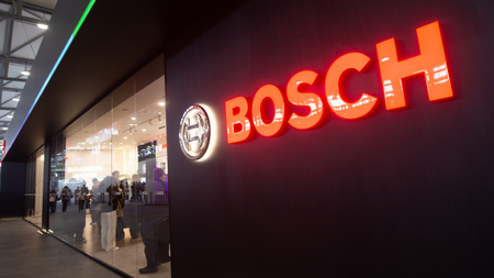 the Bosch booth at the 2026 Shanghai AWE Trade Fair