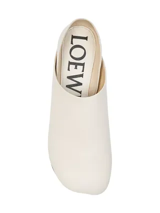 LOEWE Leather Slippers.