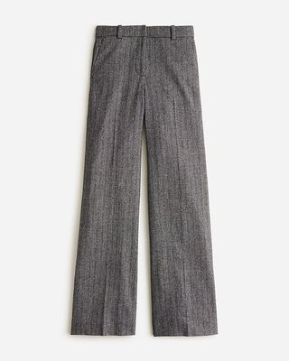 Pre-Order Carolina Pant in Italian Herringbone Wool Blend