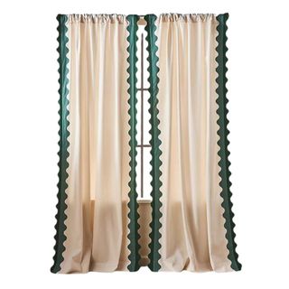 Scallop frill curtains