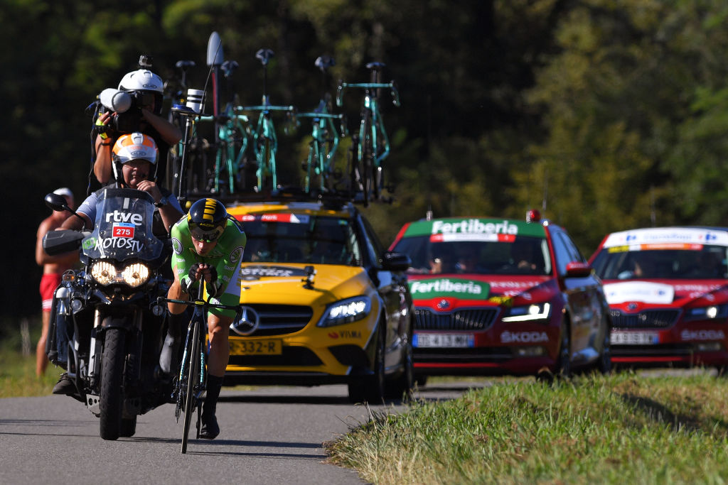 2019 Vuelta a España stage 10: Primoz Roglič time trials towards his first ever red leader's jersey