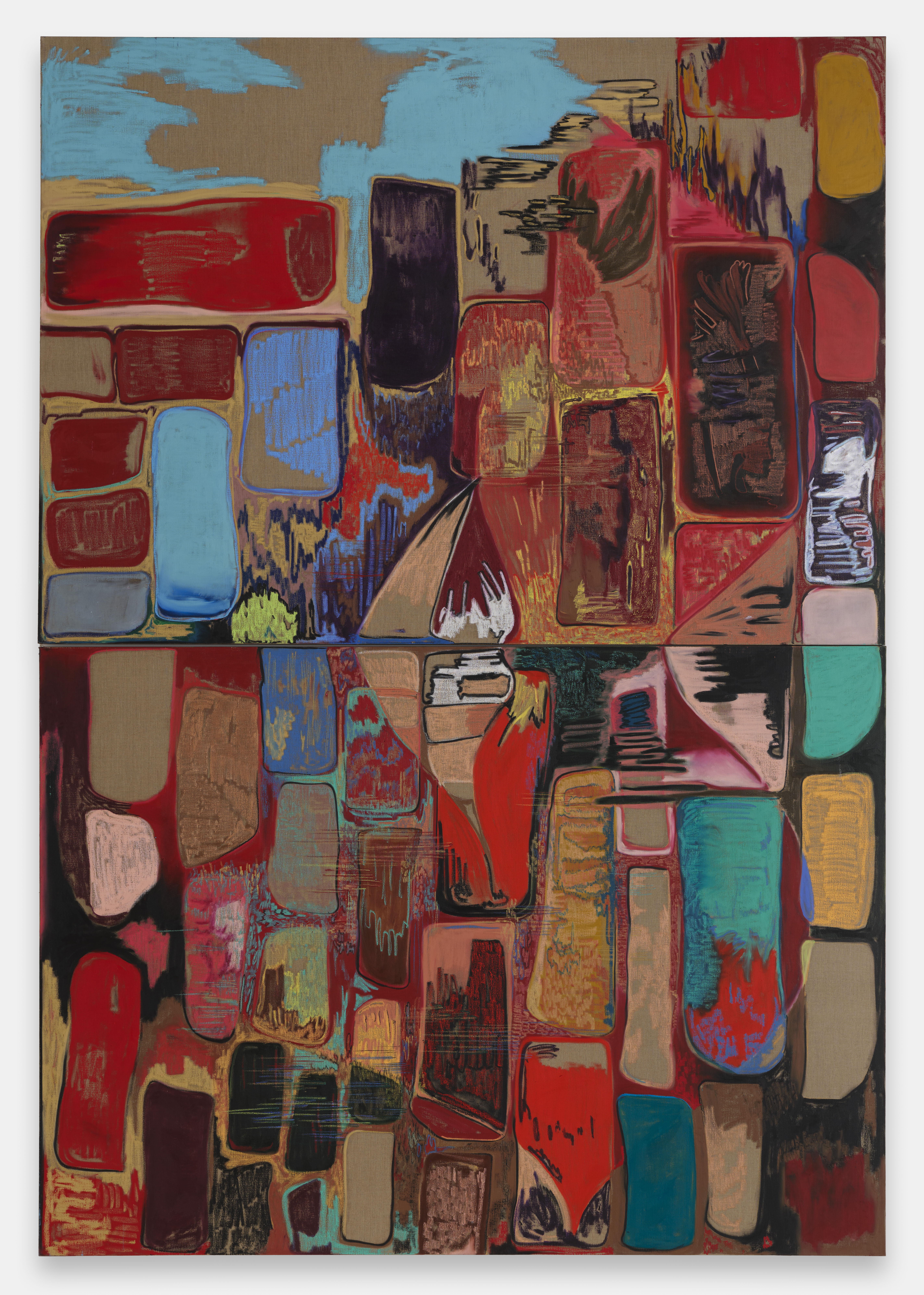 Rachel Jones, Gated Canyons, 2024