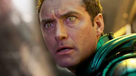 The Jude Law Captain Marvel character, whose identity may have been spoiled