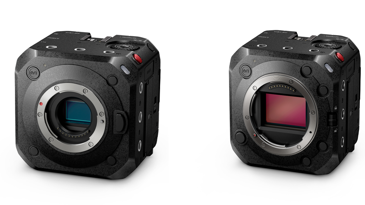 The Panasonic Connect AW-UB10 (left) and AW-UB50 (right) box-style cameras. 