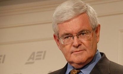 GOP presidential hopeful Newt Gingrich criticized Obama's decision to intervene in Libya... mere weeks after saying America should intervene.