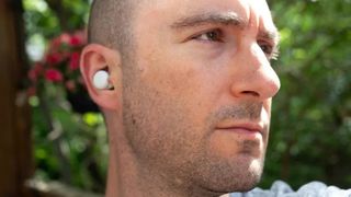 Google Pixel Buds A-Series in ear.