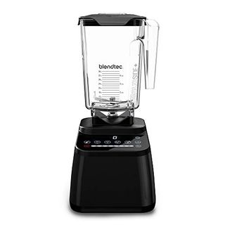 Blendtec Designer Series Blender-WildSide+ Jar (90 oz) -Professional-Grade Power-Self-Cleaning-6 Pre-Programmed Cycles-8-Speeds-Sleek and Slim, Black