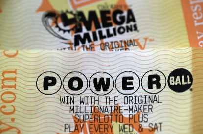 The Mega Millions and Powerball logos