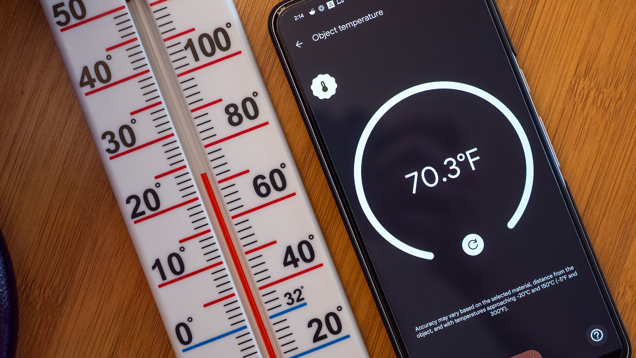 The Pixel 8 Pro temperature sensor is only good for one thing