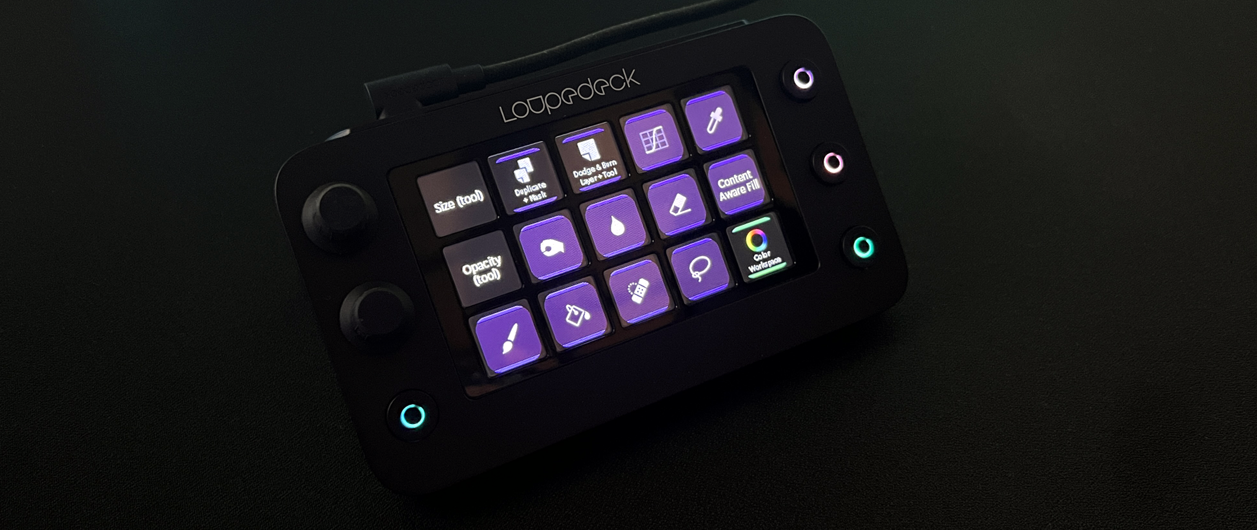 Loupedeck Live – The Custom Console for Live Streaming, Photo and Video  Editing with Customizable Buttons, Dials and LED touchscreen