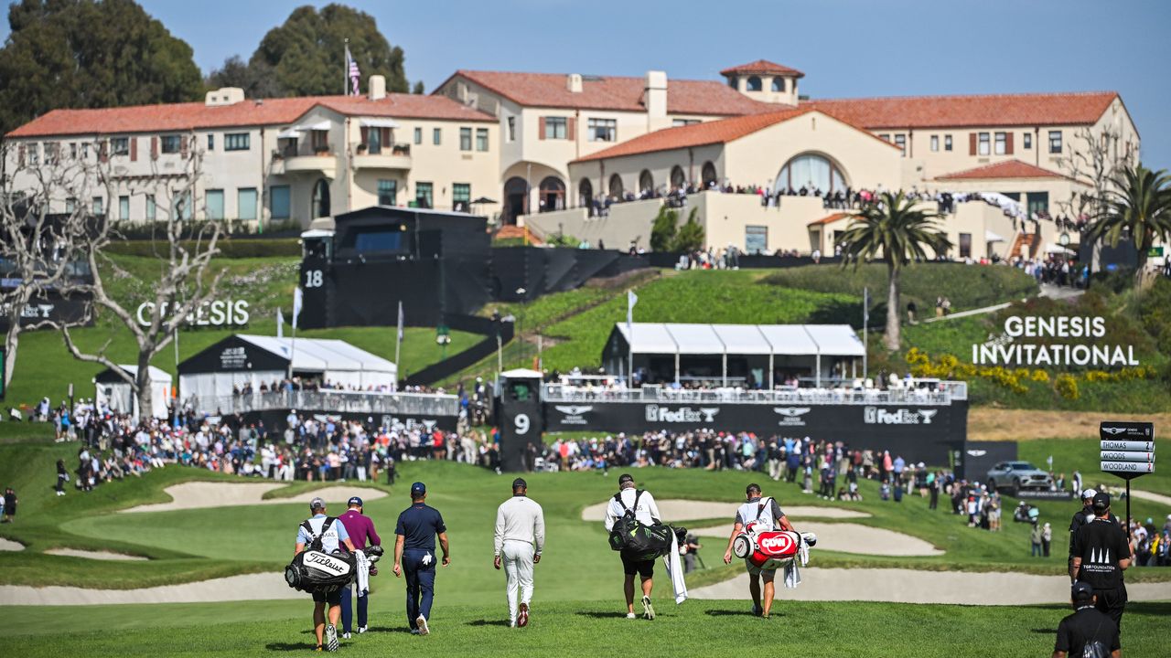 The ninth hole at Riviera Country Club