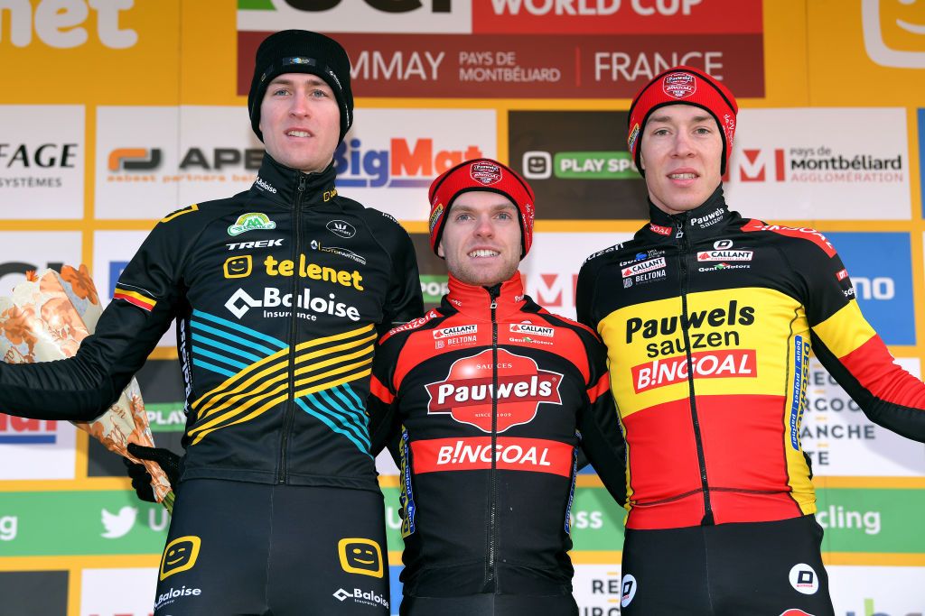 The podium finishers