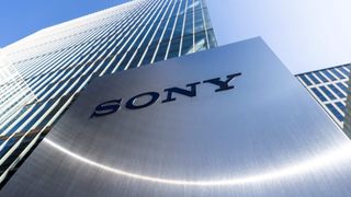 The logo of Japanese tech giant Sony is displayed at an entrance to the company's headquarters building in Tokyo on February 2, 2022. (Photo by Behrouz MEHRI / AFP) (Photo by BEHROUZ MEHRI/AFP via Getty Images)