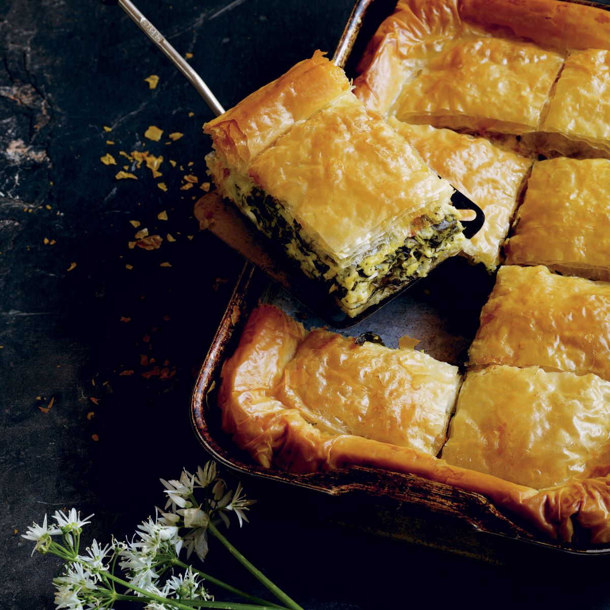 Spinach, Wild Garlic and Filo Pie Dinner Recipes Woman & Home