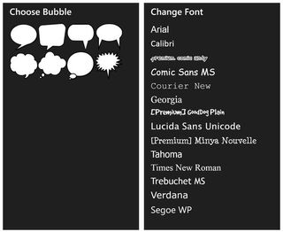 PhotoMic Bubbles and Fonts