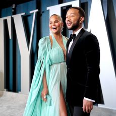 beverly hills, california february 09 l r chrissy teigen and john legend attend the 2020 vanity fair oscar party hosted by radhika jones at wallis annenberg center for the performing arts on february 09, 2020 in beverly hills, california photo by rich furyvf20getty images for vanity fair