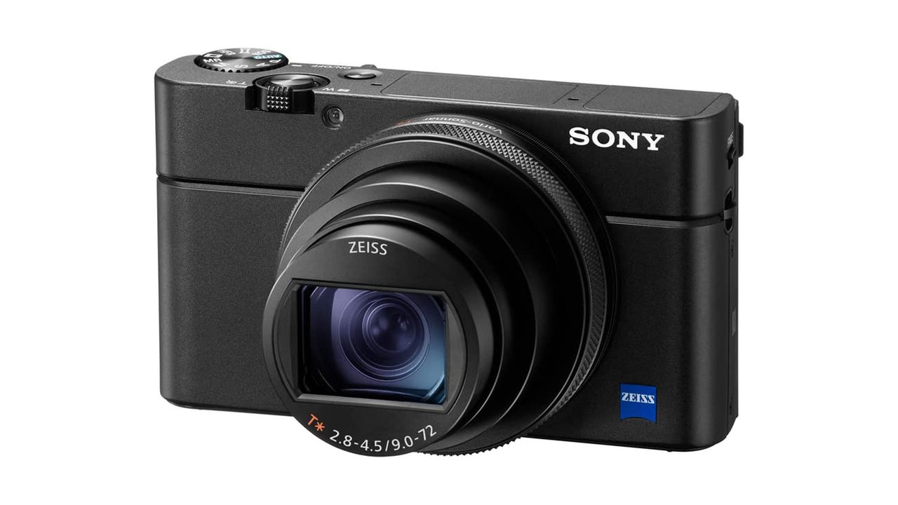 Sony RX100 VII on a white background