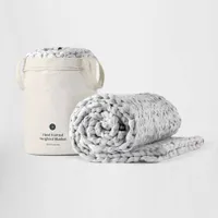 Silk & Snow Hand Knitted Weighted Blanket: was $245 now $208 @ Silk &amp; Snow