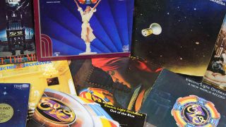 A collection of ELO vinyl albums