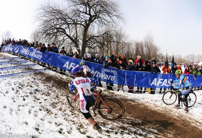 Kaitie Antonneau (USA) on her way to the top ten ride