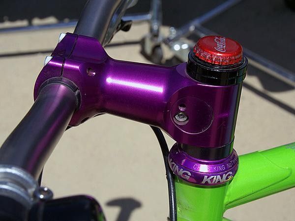 Among the custom purple bits on the Niner was a bright Thomson stem. Want one?