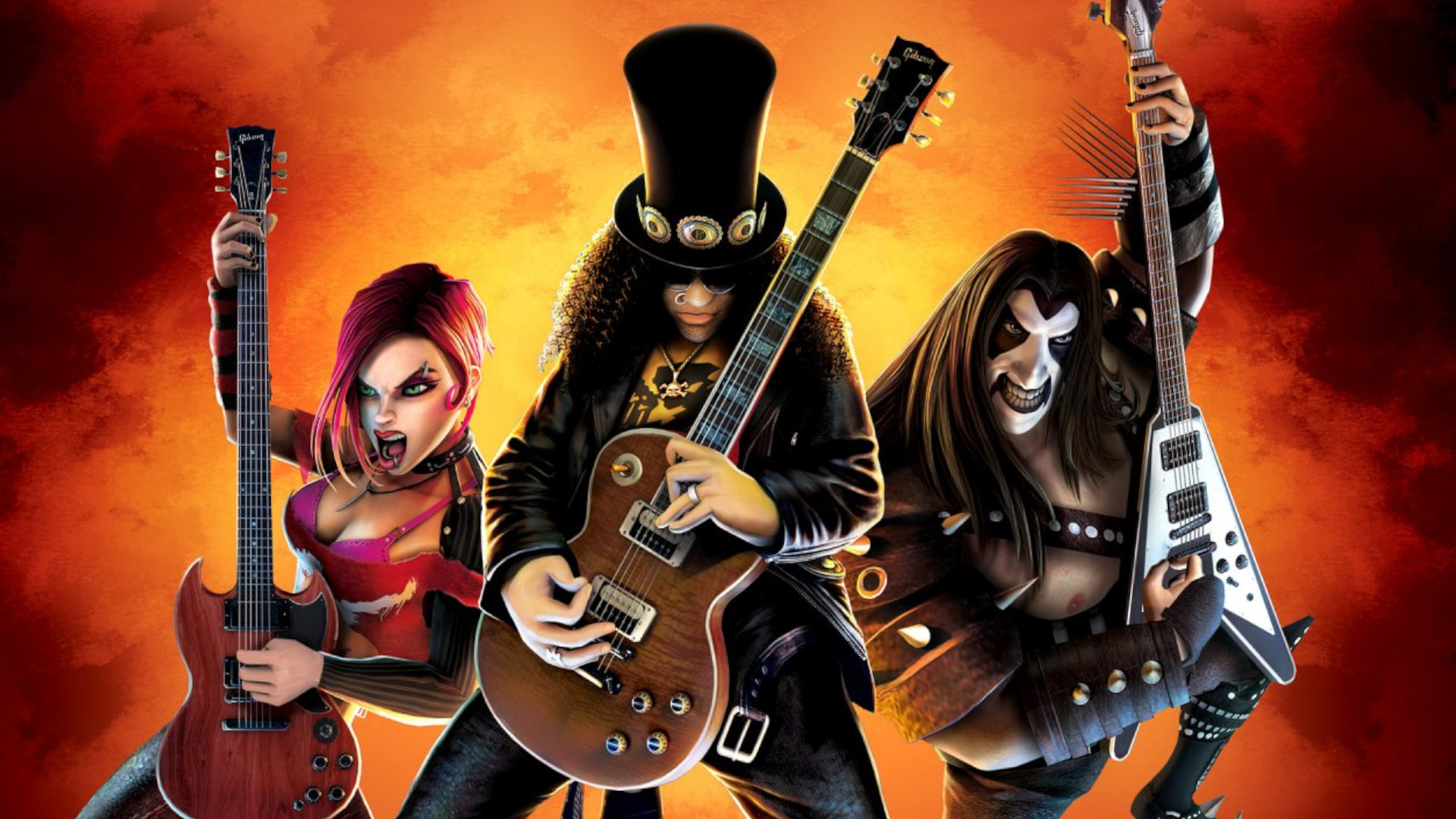 Key art for Guitar Hero 3