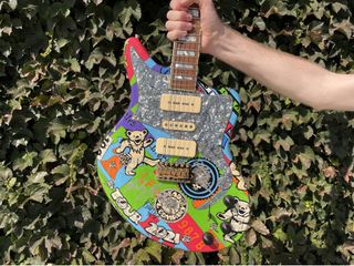 A custom-painted Dead & Company D'Angelico