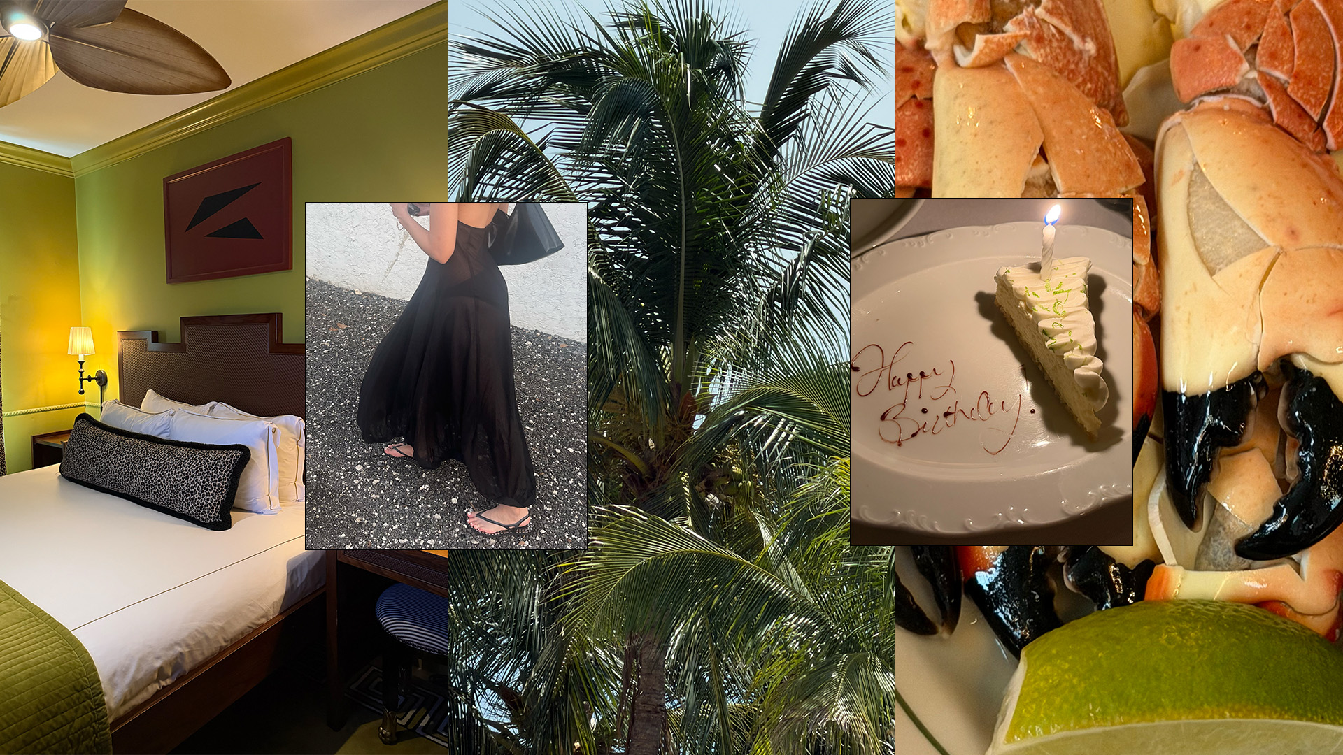 Collage of an editor's trip to Miami.