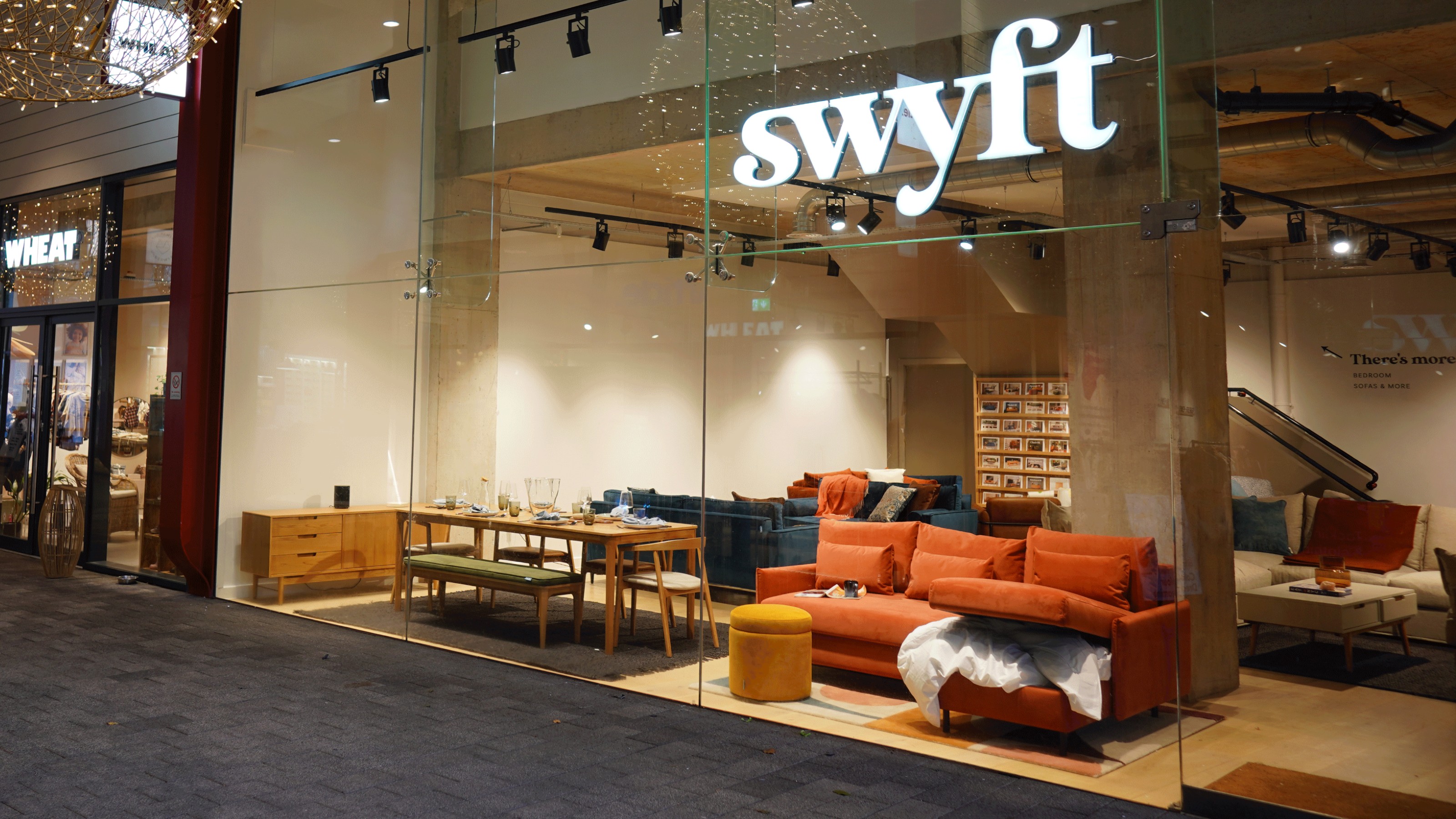The outside of Swyft's new stand-alone store in London's Angel