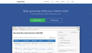 User testing software: Inspectlet