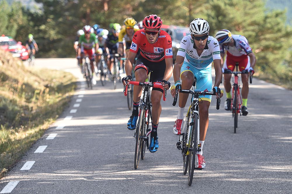 Fabio Aru tried to drop Tom Dumoulin.