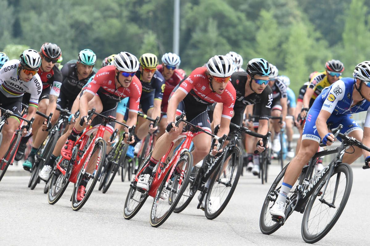 John Degenkolb (Trek-Segafredo) in the bunch