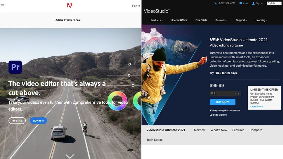 corel videostudio vs adobe premiere
