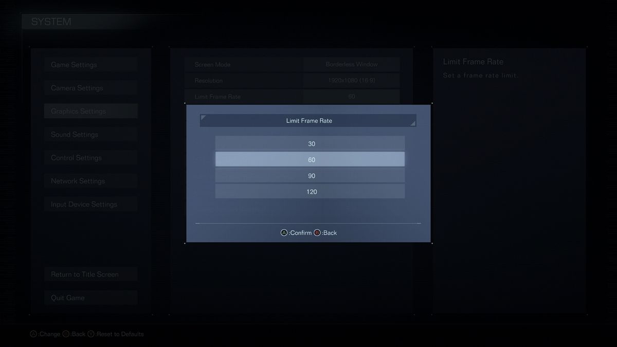 Armored Core 6 graphics options